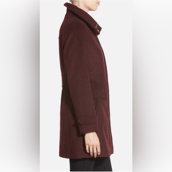Cole Haan Signature Slick Wool Blend Coat - Picture 5 of 14